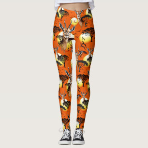Gazelle African Antelope Wild Animal Leggings