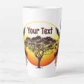 Gazelle African Antelope Wild Animal Milchtasse (Vorderseite)