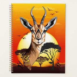 Gazelle African Antelope Wild Animal Planer