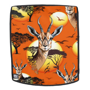 Gazelle African Antelope Wild Animal Rucksack