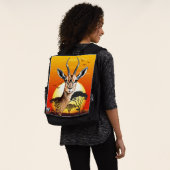Gazelle African Antelope Wild Animal Rucksack (Ausgewaschen)