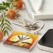 Gazelle African Antelope Wild Animal Schlüsselanhänger (Vorderseite rechts)