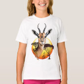Gazelle African Antelope Wild Animal T-Shirt (Vorderseite)