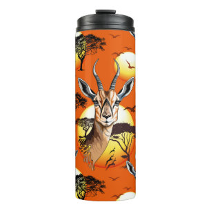 Gazelle African Antelope Wild Animal Thermosbecher