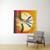 Gazelle African Antelope Wild Animal Wandteppich (Beispiel (Horizontal))