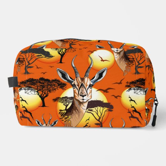 Gazelle African Antelope Wild Animal Waschbeutel (Vorderseite)