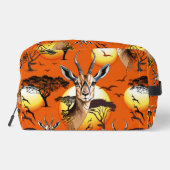 Gazelle African Antelope Wild Animal Waschbeutel (Rückseite)
