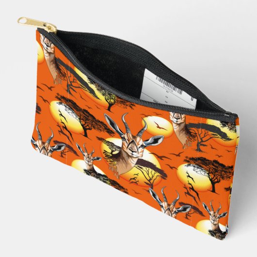 Gazelle African Antelope Wild Animal Zubehörtasche (Offen)