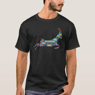 Gazelle-Autismus-Bewusstseins-Kinder-Antilopen-Puz T-Shirt
