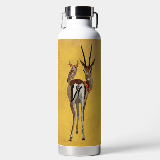 GAZELLE & EULE TRINKFLASCHE (Vorderseite)