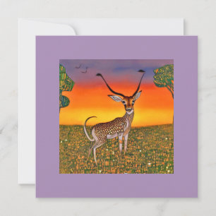 Gazelle in der Dämmerung