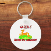 Gazelle in einem menschlichen Körper gefangen Schlüsselanhänger (Vorderseite)