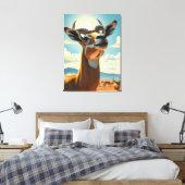 Gazelle Leinwanddruck (Insitu (Schlafzimmer))