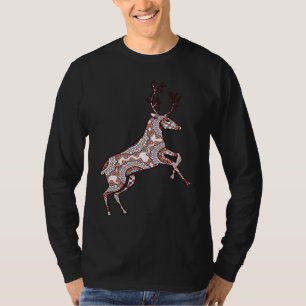 Gazelle Mandala Heilige Fraktale Geometrie Gute Sc T-Shirt