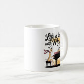 Gazelle Piano Kaffeetasse (VorderseiteRechts)