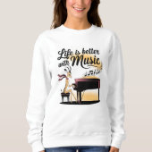 gazelle piano sweatshirt (Vorderseite)