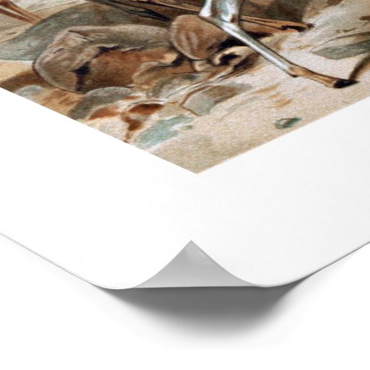 Gazelle Poster (Ecke)