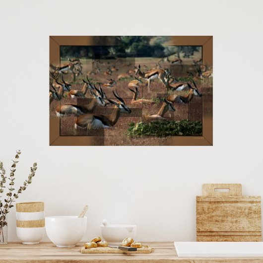 Gazelle Print Poster (Küche)