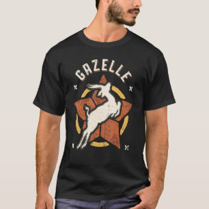 Gazelle Vintag Retro Classic Animal T-Shirt