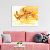 Gazellen 2010 leinwanddruck (Insitu (Wohnzimmer))