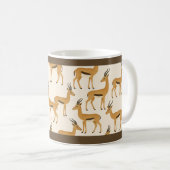 "GAZELLEN-DRUCK" - 11 OZ. KAFFEETASSE (VorderseiteRechts)