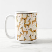 "GAZELLEN-DRUCK" - 15 OZ. KAFFEETASSE (Links)