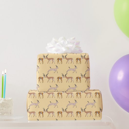 Gazellen Geschenkpapier (Partygeschenke)