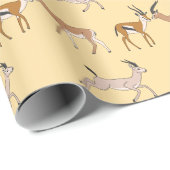 Gazellen Geschenkpapier (Rolleneckpunkt)