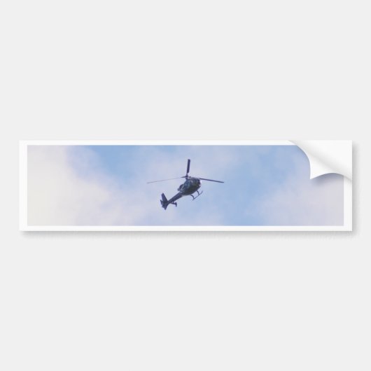 Gazellen-Hubschrauber Autoaufkleber (Vorne)