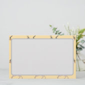 Gazelles Briefpapier (Stehend Vorderseite)