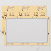 Gazelles Briefpapier (Vorne/Hinten)