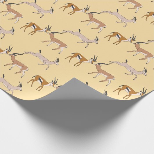 Gazelles Geschenkpapier (Ecke)