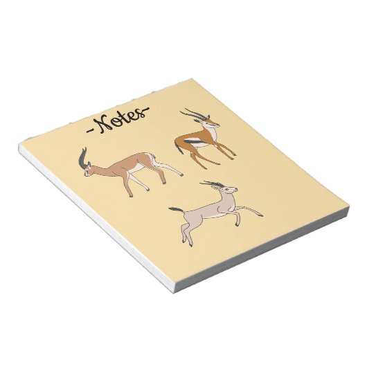 Gazelles Notizblock (angewinkelt)