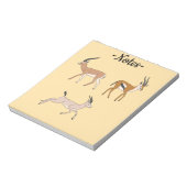 Gazelles Notizblock (Rotiert)