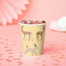 Gazelles Pappbecher