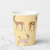 Gazelles Pappbecher (Rückseite)