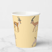 Gazelles Pappbecher (Links)