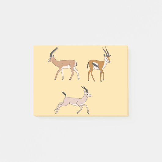 Gazelles Post-it Klebezettel (Vorderseite)