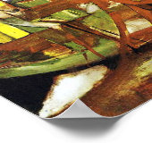 Gazelles von Franz Marc Poster (Ecke)