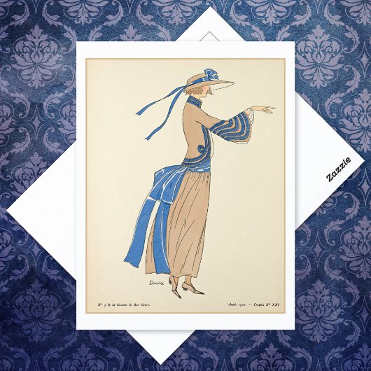 Gazette Bon Ton Soeurs Französisch Mode Postkarte