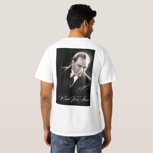 Gazi Mustafa Kemal Atatürk - T-Shirt white/beyaz (Schwarz voll)