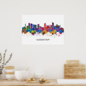 Gaziantep Turkey Skyline Poster (Küche)