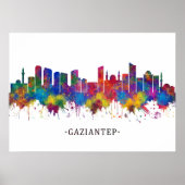 Gaziantep Turkey Skyline Poster (Vorne)
