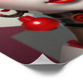 Gazing Geisha Poster (Ecke)