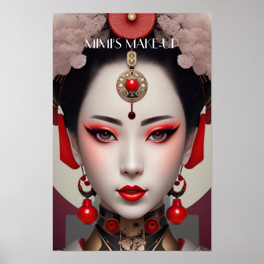 Gazing Geisha Poster (Vorne)