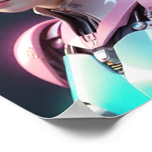 Gazing Softly Poster (Ecke)