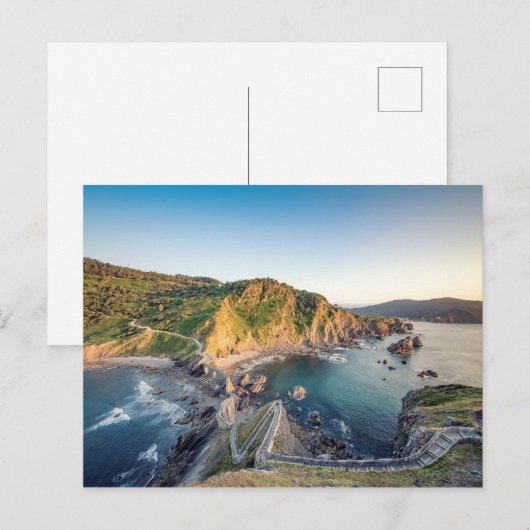 Gaztelugatxe Postkarte (Vorne/Hinten)