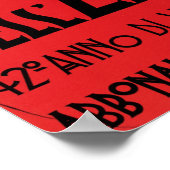 GAZZETTA DELL EMILIA Bologna von Marcelo Dudovich Poster (Ecke)