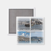 GB0139 Europa, England, Cornwall, Falmouth, Kühlsc Magnet (Vorderseite/Rückseite)