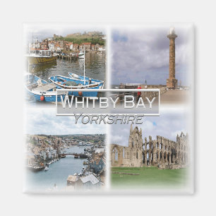 GB0145 Europe, England, Whitby Bay, Kühlschrank Magnet